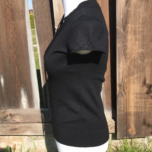 👉Sold👈Anthropologie Ett:Twa Laval Tie Neck Sweater - Picture 4 of 10